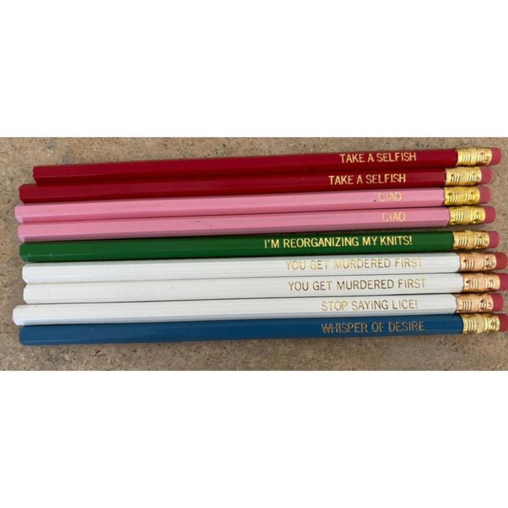 Schitt’s Creek No. 2 Pencils Pkg Of 9 W Quotes Moira Rose Dan Levy Eugene Levy